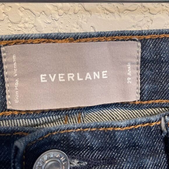 Everlane- The High Rise Skinny Ankle Jean Size 29 - Picture 4 of 13